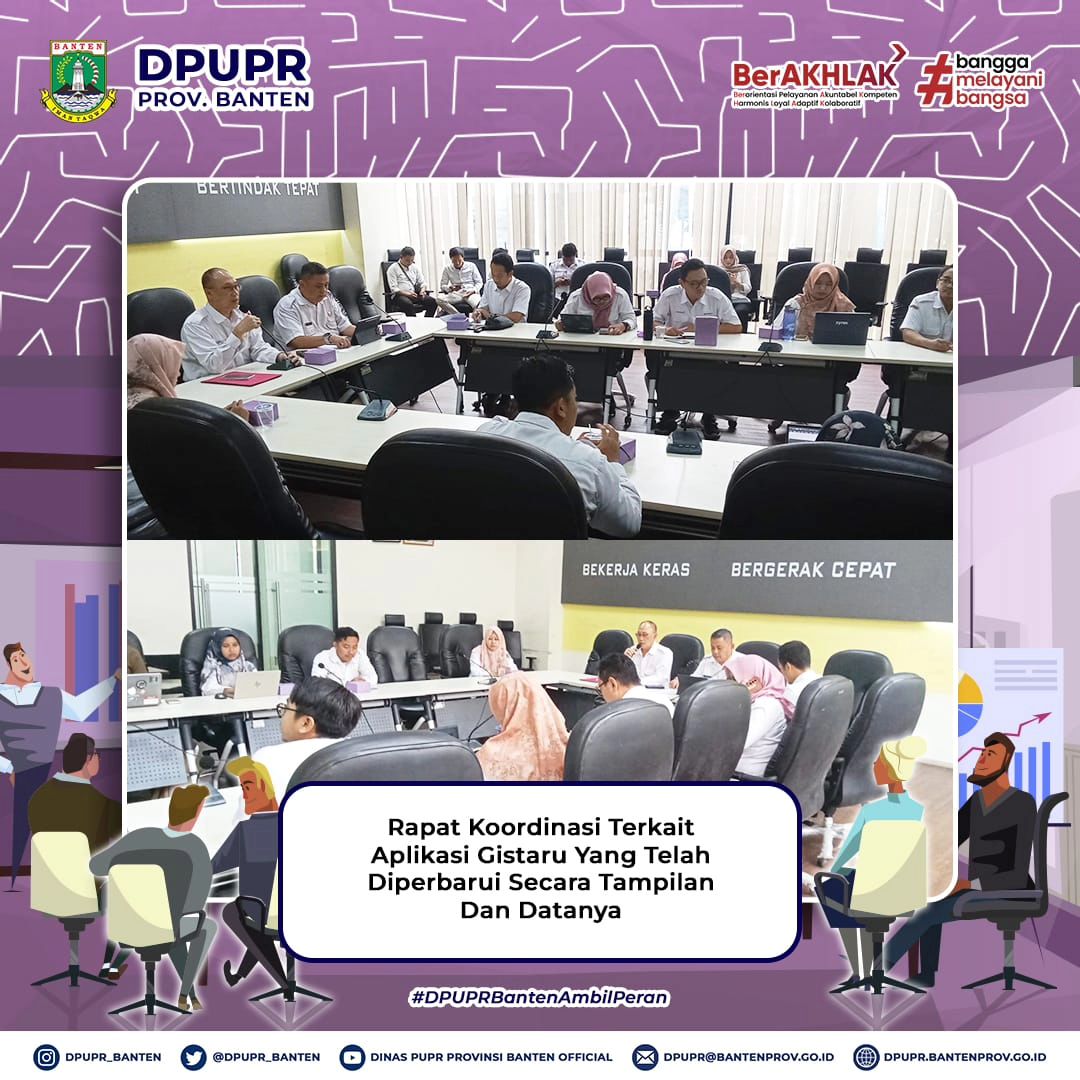 RAPAT LAPORAN AKHIR PEKERJAAN UPDATING SISTEM INFORMASI PENATAAN RUANG (GISTARU)